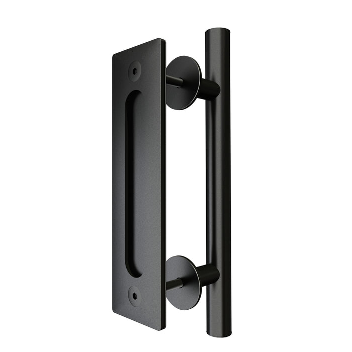 Barn Door Round Pull Handle and Flush Pull Kit